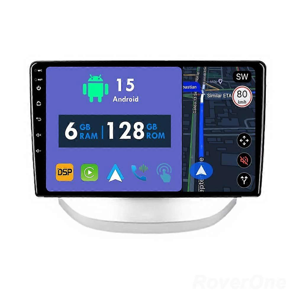 Car Radio 6G+128G CarPlay GPS Navigation Head Unit for Hyundai HB20 2012 - 2019 Android Auto Bluetooth Stereo Touch Screen