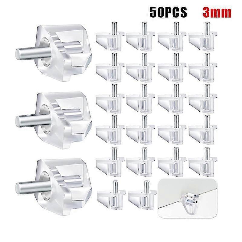 3mm Multipurpose Shelf Support Pins Transparent Pvc Cabinet Shelf Support Peg Easy Installation New