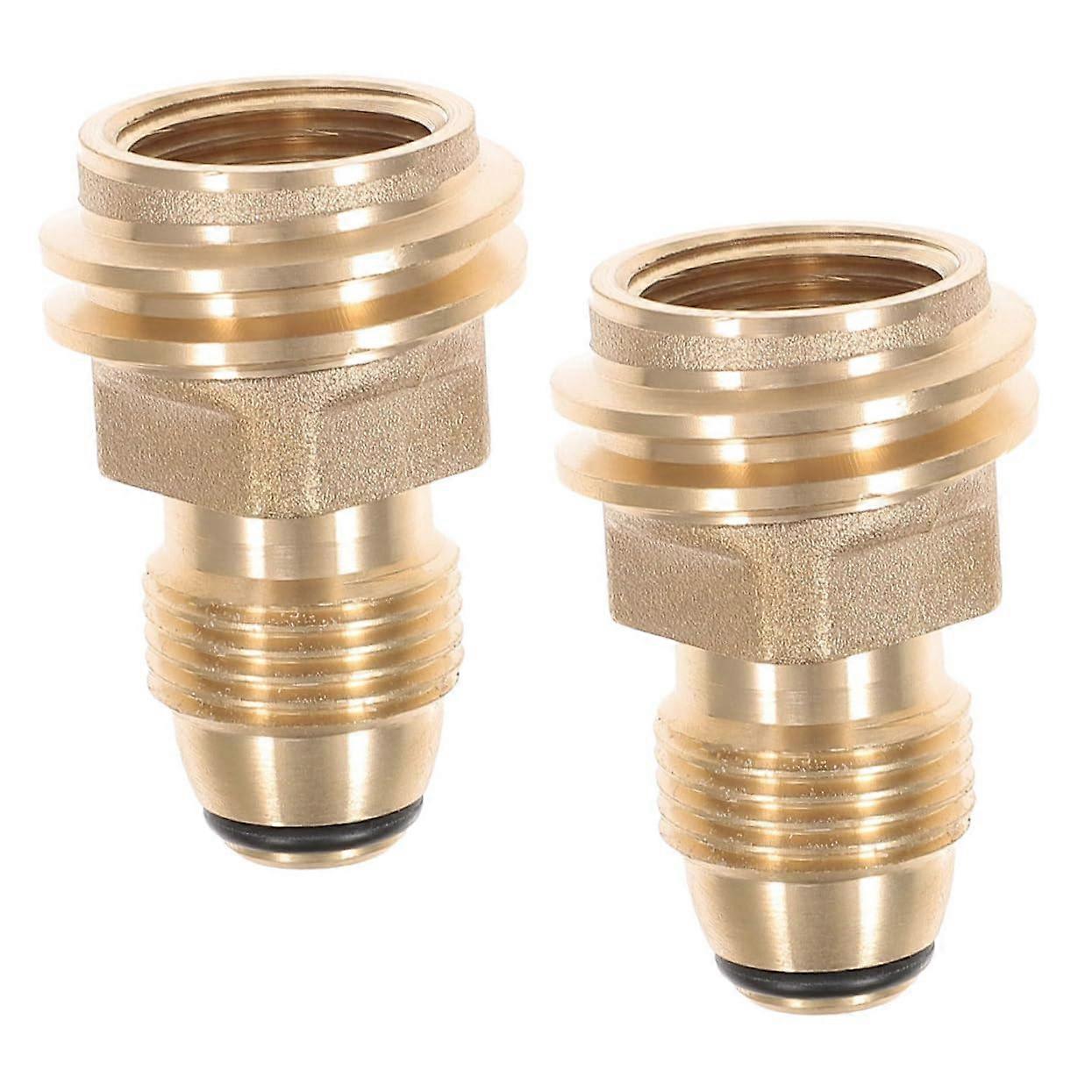 Propane Tank Adapter Quick Connect Fitting For Camping Stove 2Pack Gas Connector