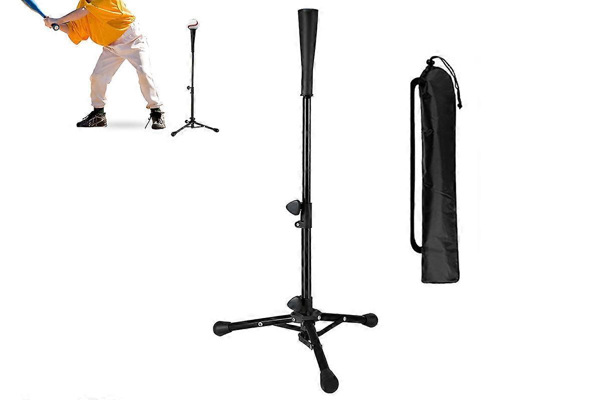 Baseball Tee Foldable Tripod Stand Base Tee for Hitting with Portable Bag