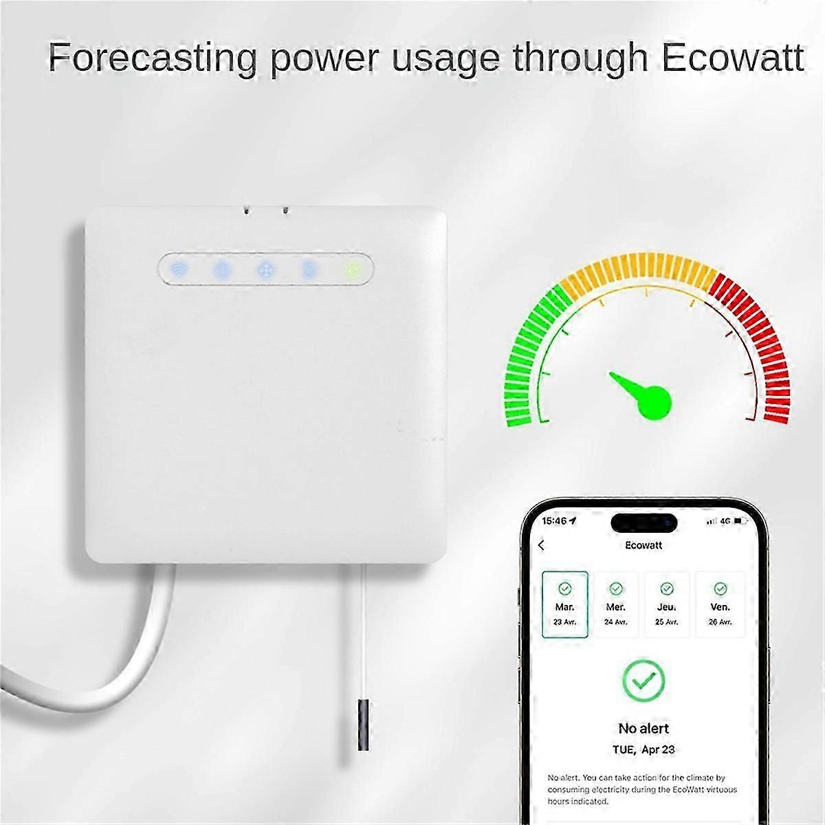Wifi Smart Thermostat for Pilot Wire Heating Radiator Support Electricity Monitoring Remote Control