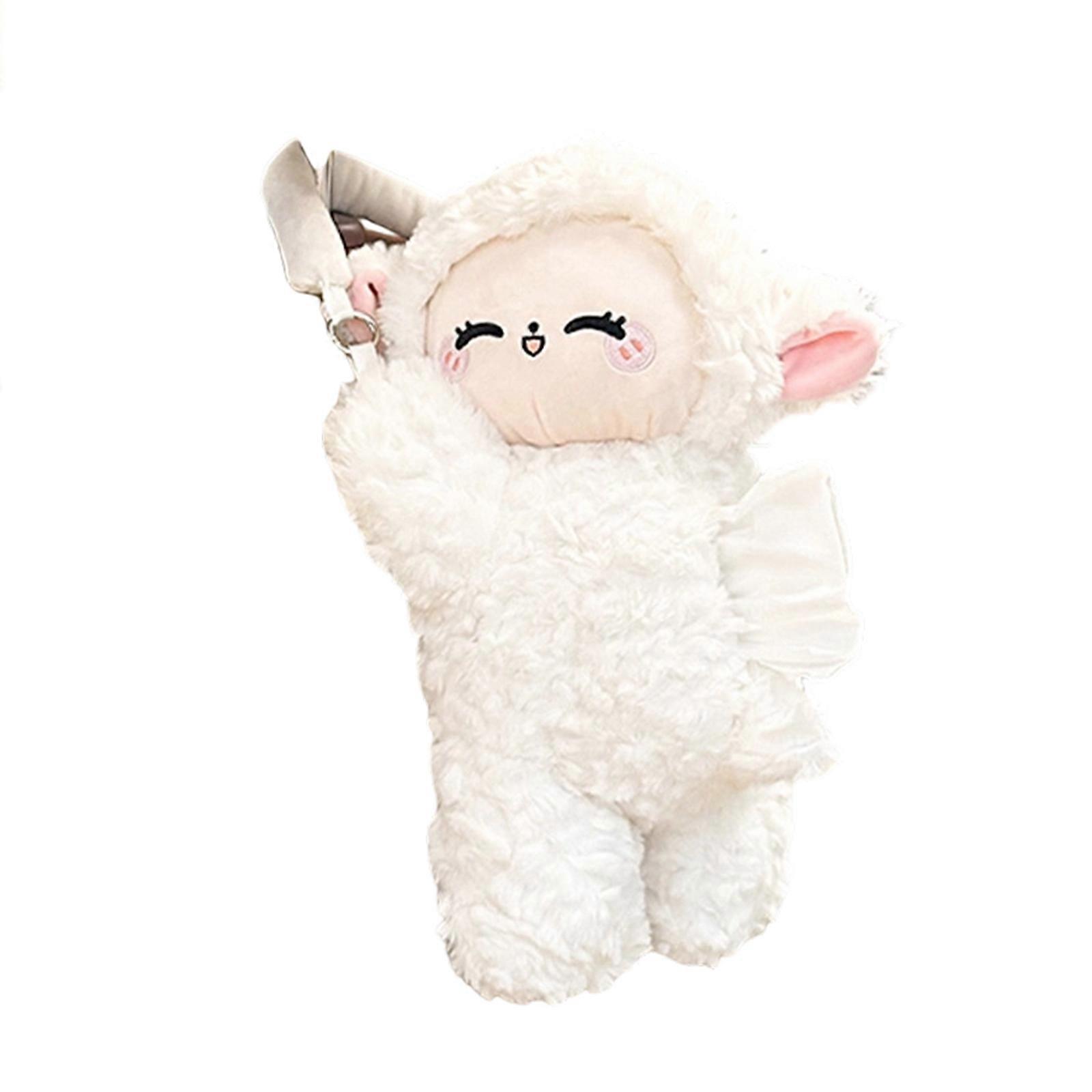 Cartoon Hanging Plush Napkin Holder Headrest Tissue Box Tissue Dispenser Plush Animal Pattern Paper Case Tissue Holder Multicolor