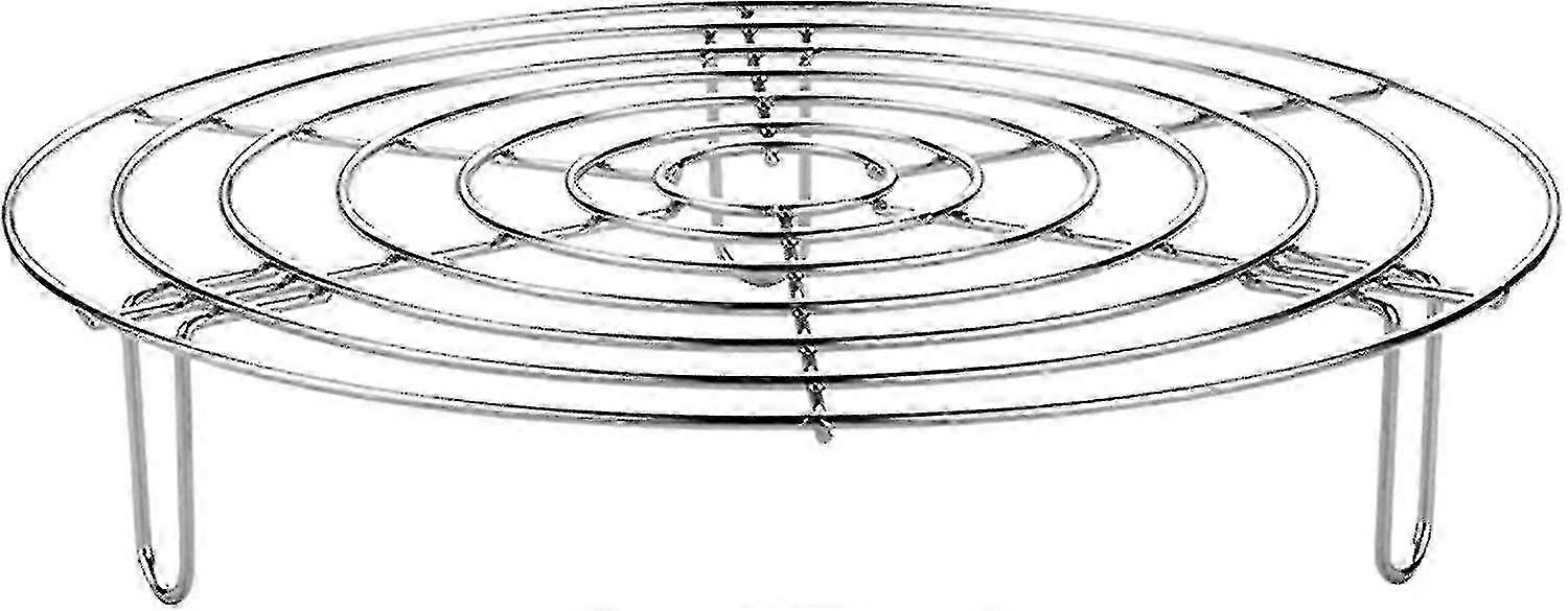 Stainless steel cooking rack round for steaming and cooling