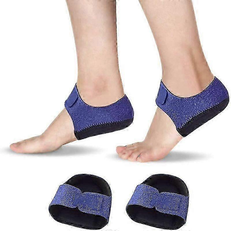2 Heel Protectors For Plantar Fasciitis And Achilles Tendonitis With Soft Silicone Heel Pads,S