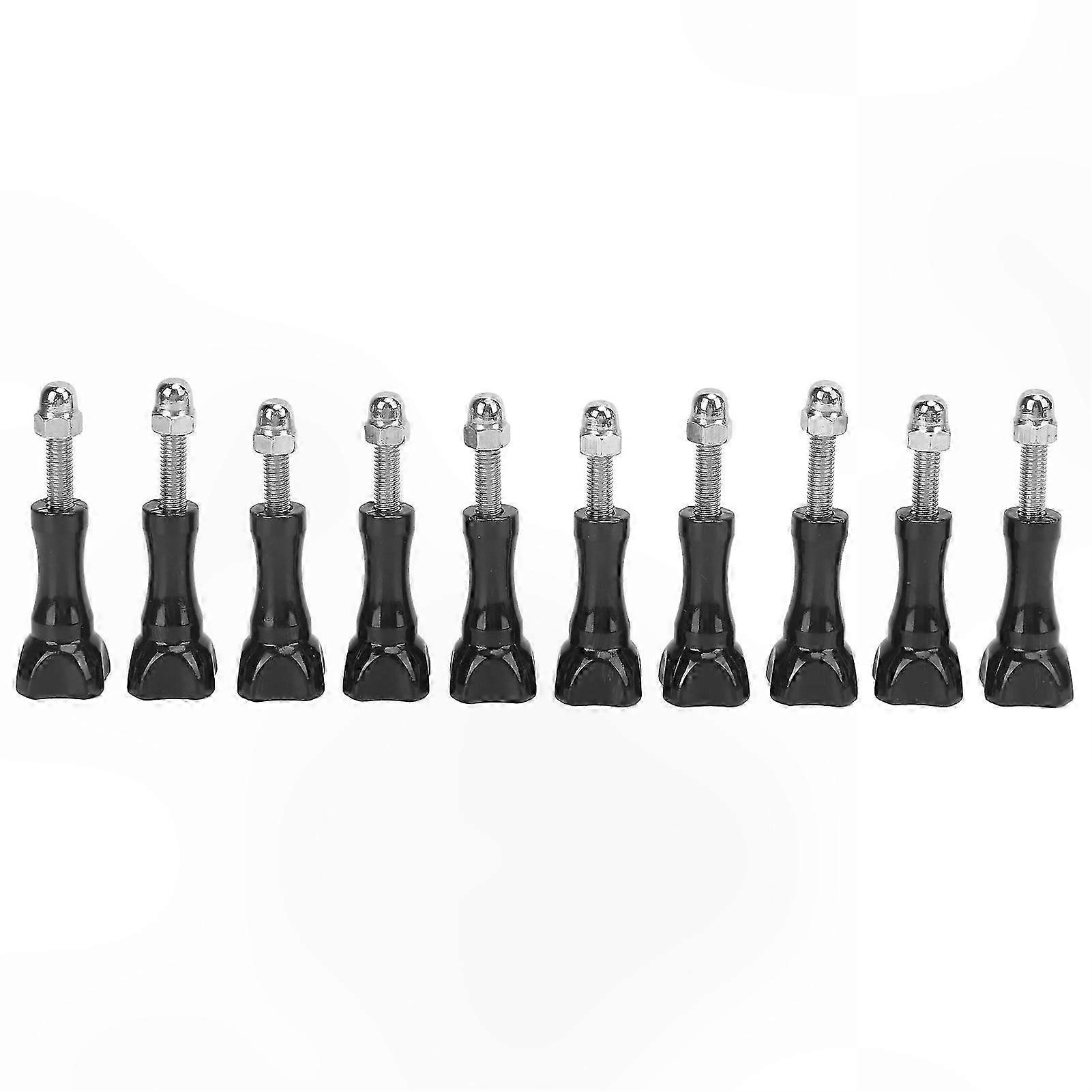 10-Pack Long Tripod Mount Adapter Screw with Nut for Action Camera Accessories
