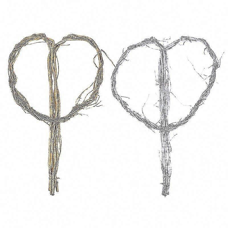 2pcs Unique Wicker Wreath Frame for DIY Crafts