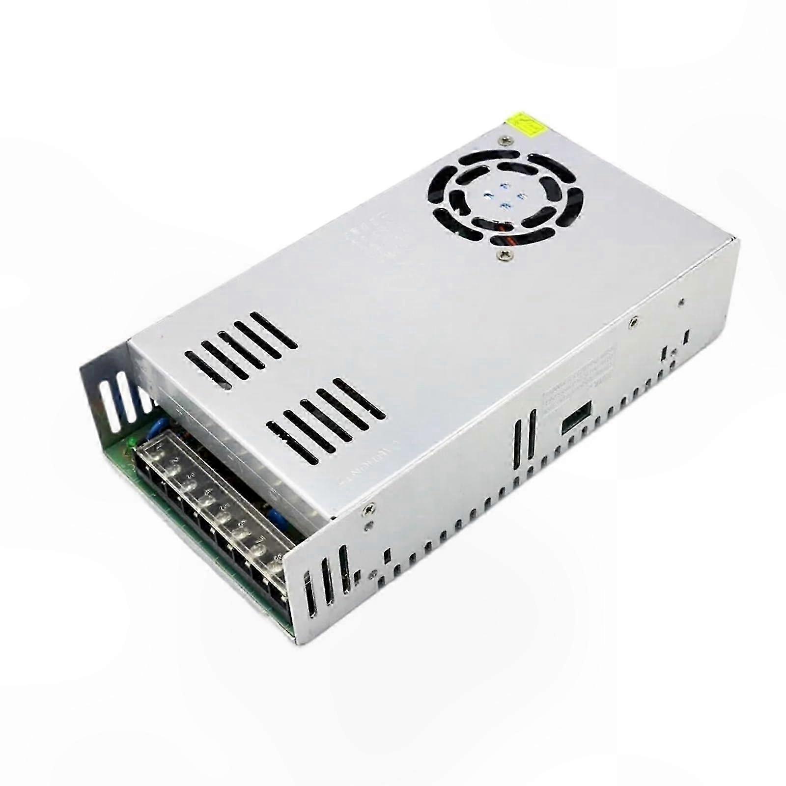 5V 60A 300W Power Supply, 110V-220V Input, Adjustable Output 12V/24V/36V, White Housing