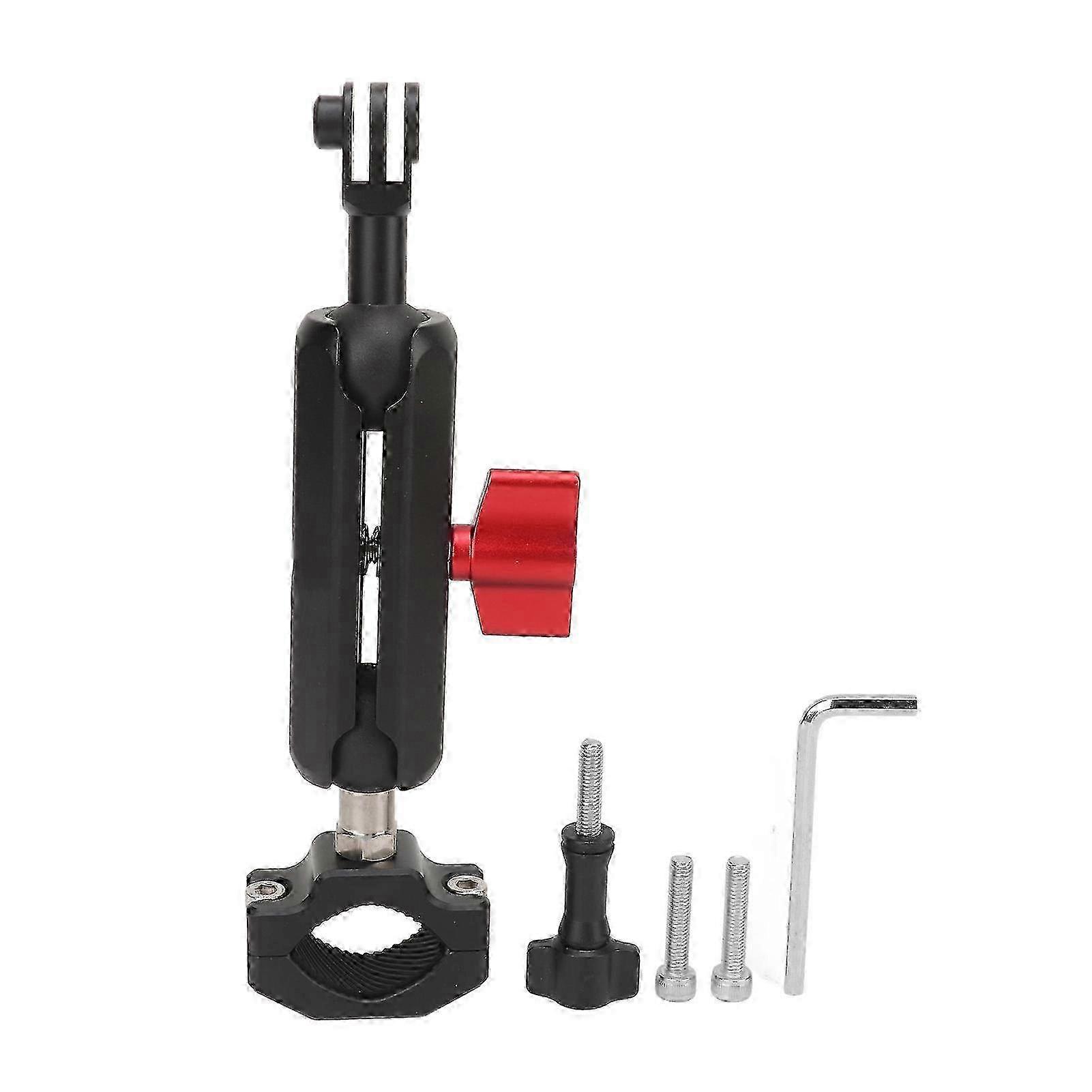 Motorcycle Bike Camera Holder Handlebar Mount Bracket Multifunctional Adjustable Angle 360° Rotation for Action Cameras L