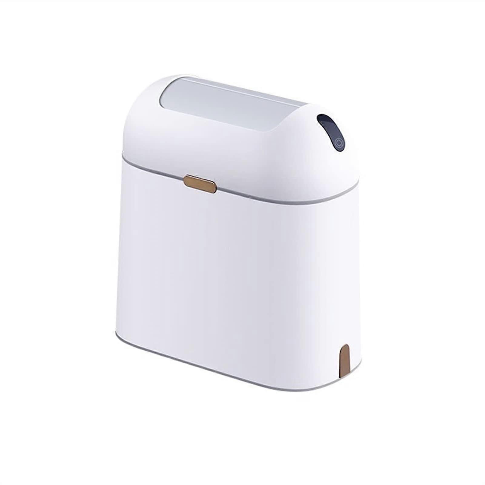 Recycling Bins Smart Trash Can With Lid Automatic Sensor Trash Can Electric Induction Large Capacity Bathroom Waste Bin