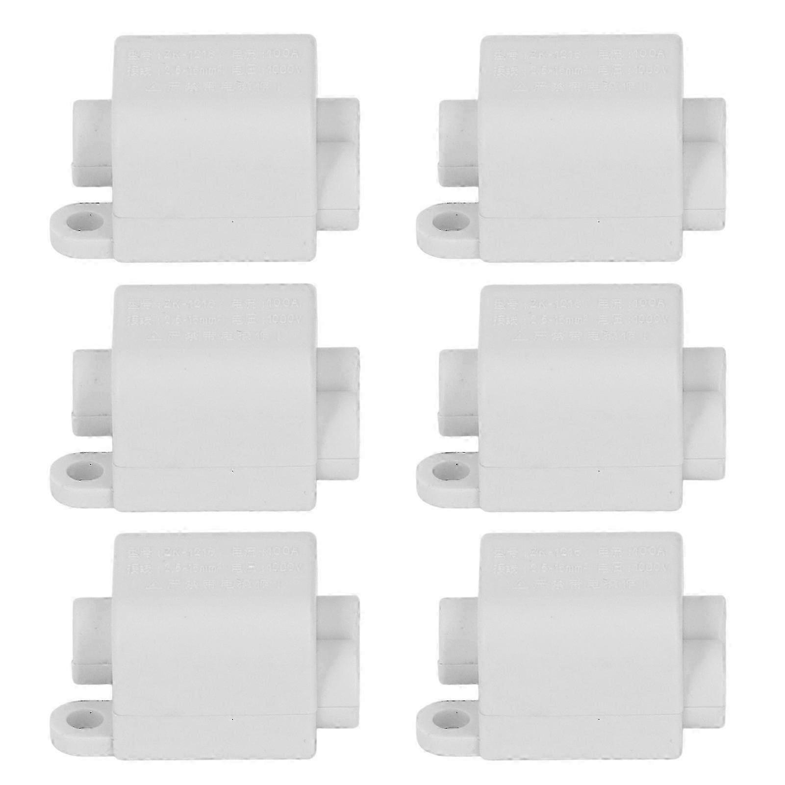 6PCS T Type Wire Connector Splitter 1000V 100A High Power Quick Connectors