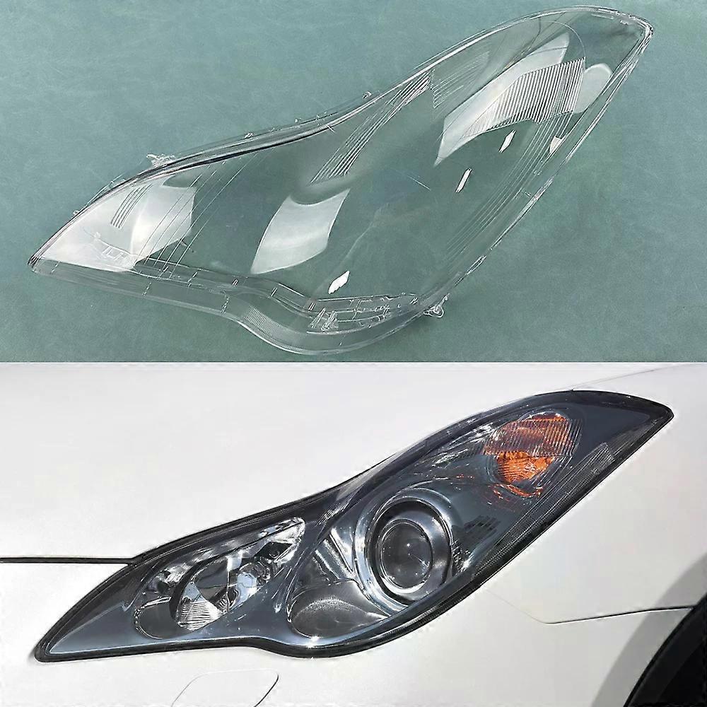 For Infiniti QX50 EX25 EX35 2008-2015 Headlamp Transparent Shell Lampshade Lamp Shade Front Headlight Cover Lens Plexiglass