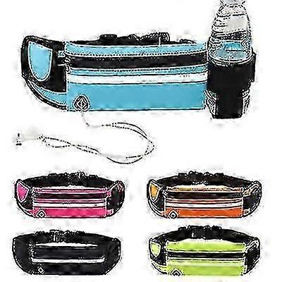 Vedenpitävä juoksuvyö heijastavalla nauhalla ja piilotettu nesteytystasku ulkoiluun, kuntoiluun, pyöräilyyn, vaellukseen