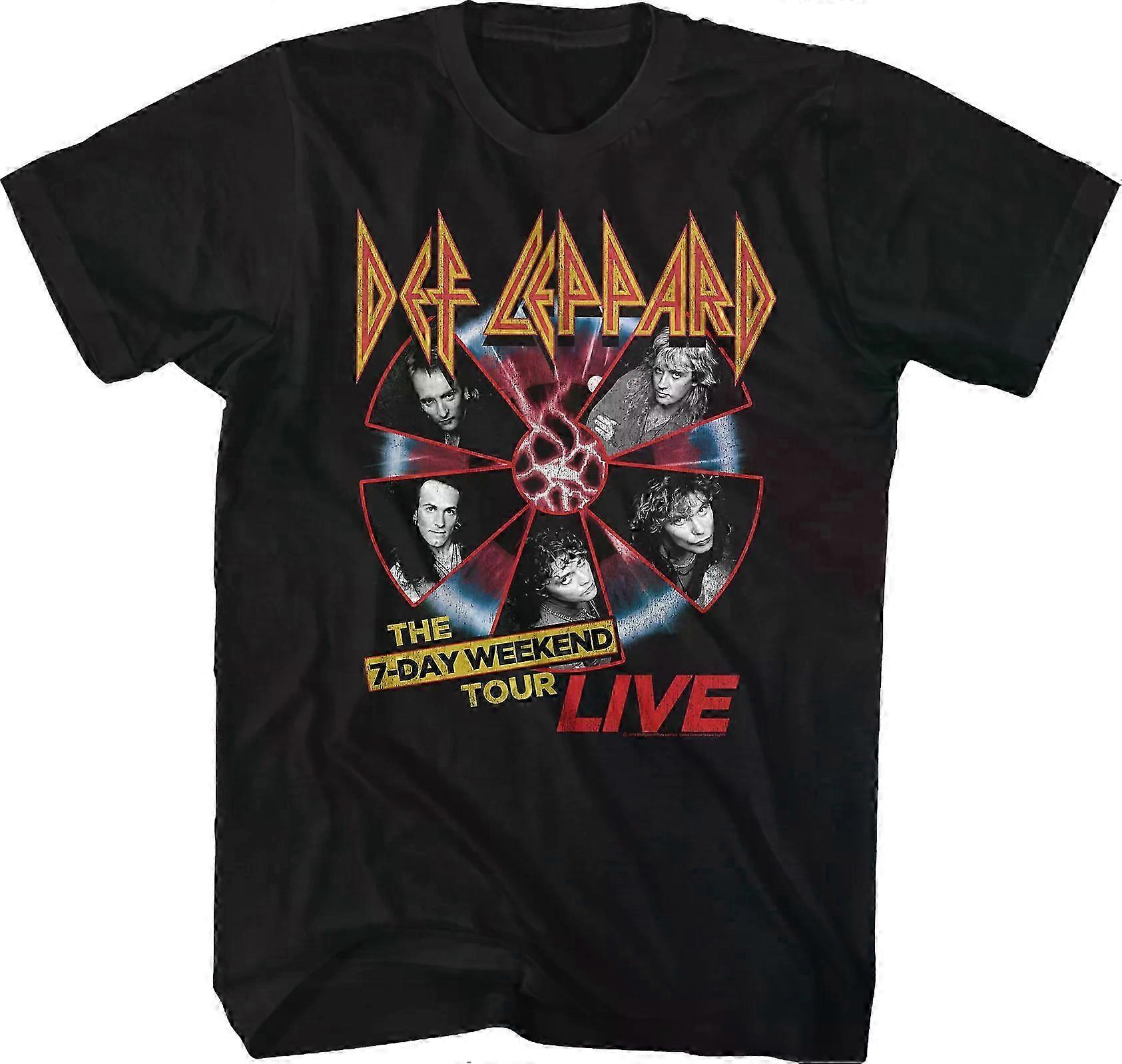7denní víkendové turné Def Leppard Tričko Rockinstone