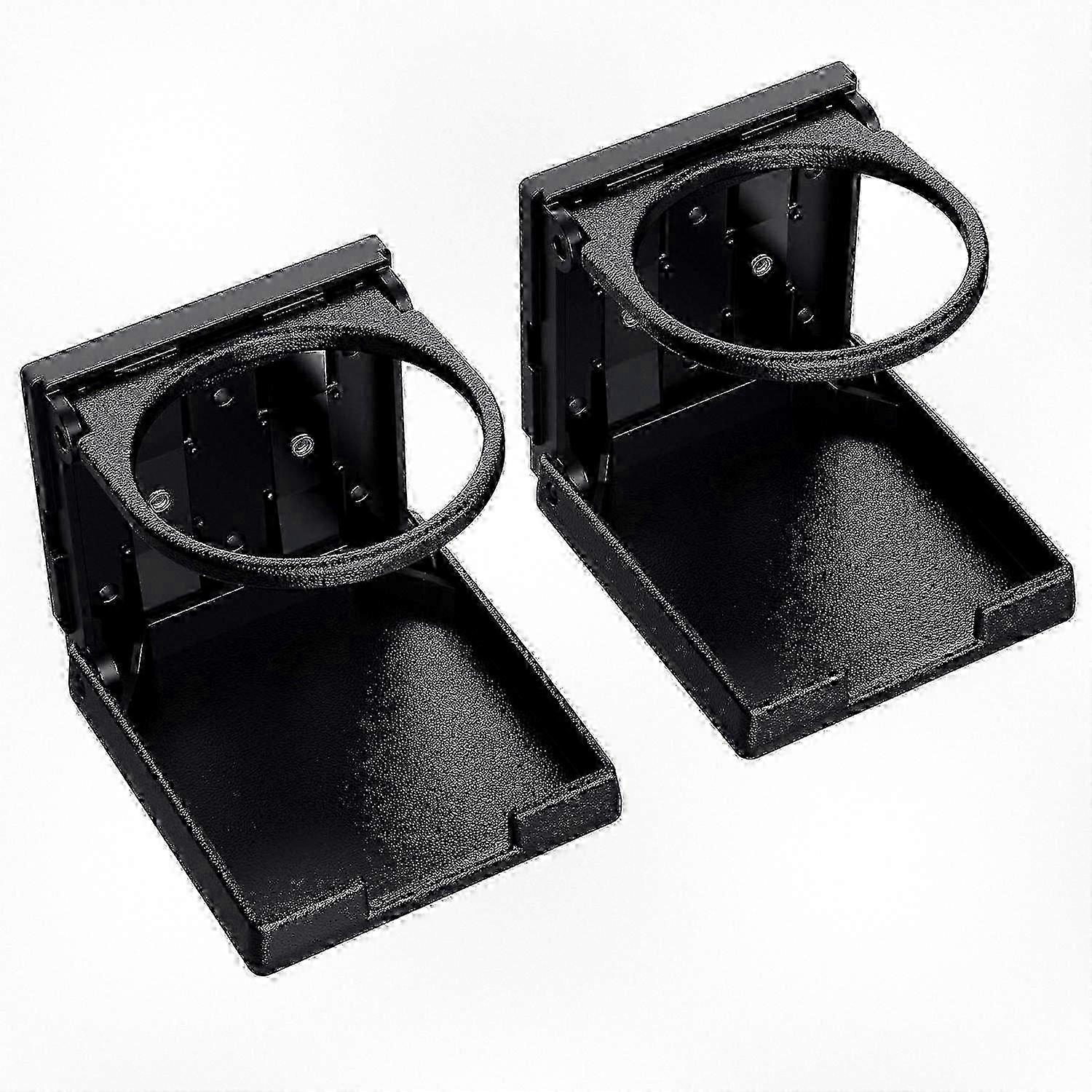 2pcs Adjustable Foldable Cup Holder for Beverages Waterproof Plastic Can Gripper