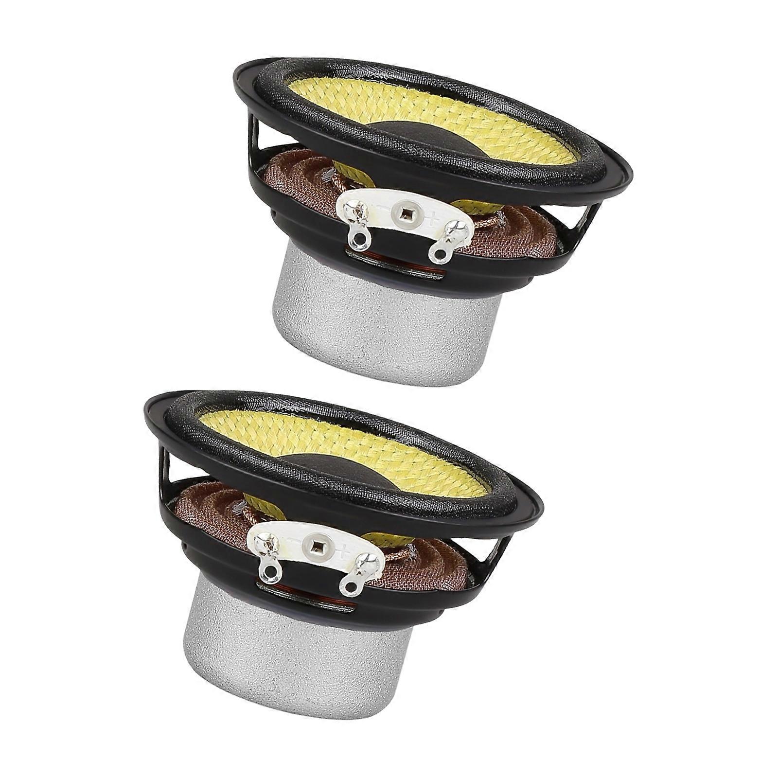 Space Saving 52mm 15W Sound Transducer Featuring 4 Ohm Low Impedance & Reinforced Ballistic for Home Theater Use Multicolor