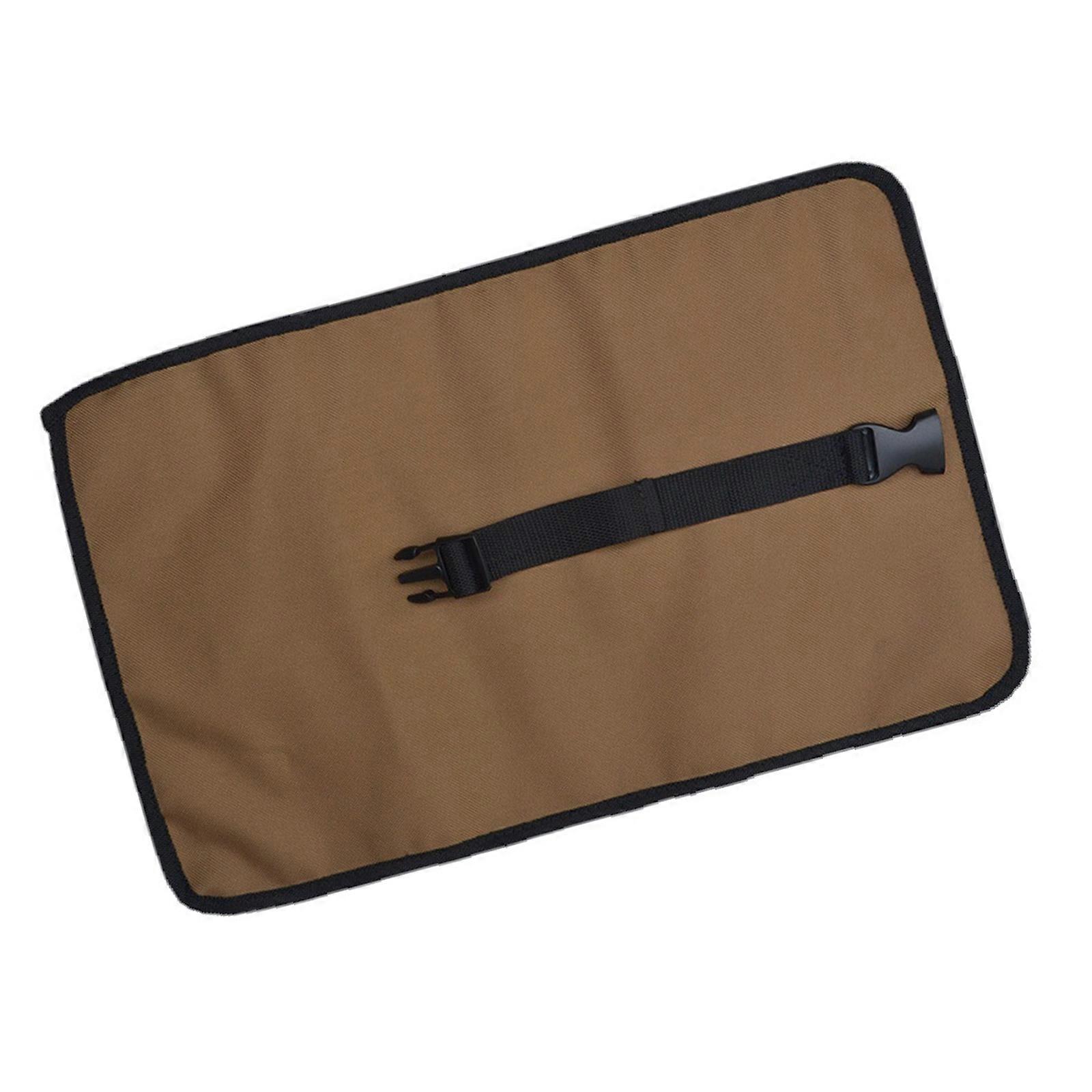 Portable Camping Tool Bag Roll With Fixed Straps And Scratch Resistant Oxfords Fabric For Professionals Multicolor