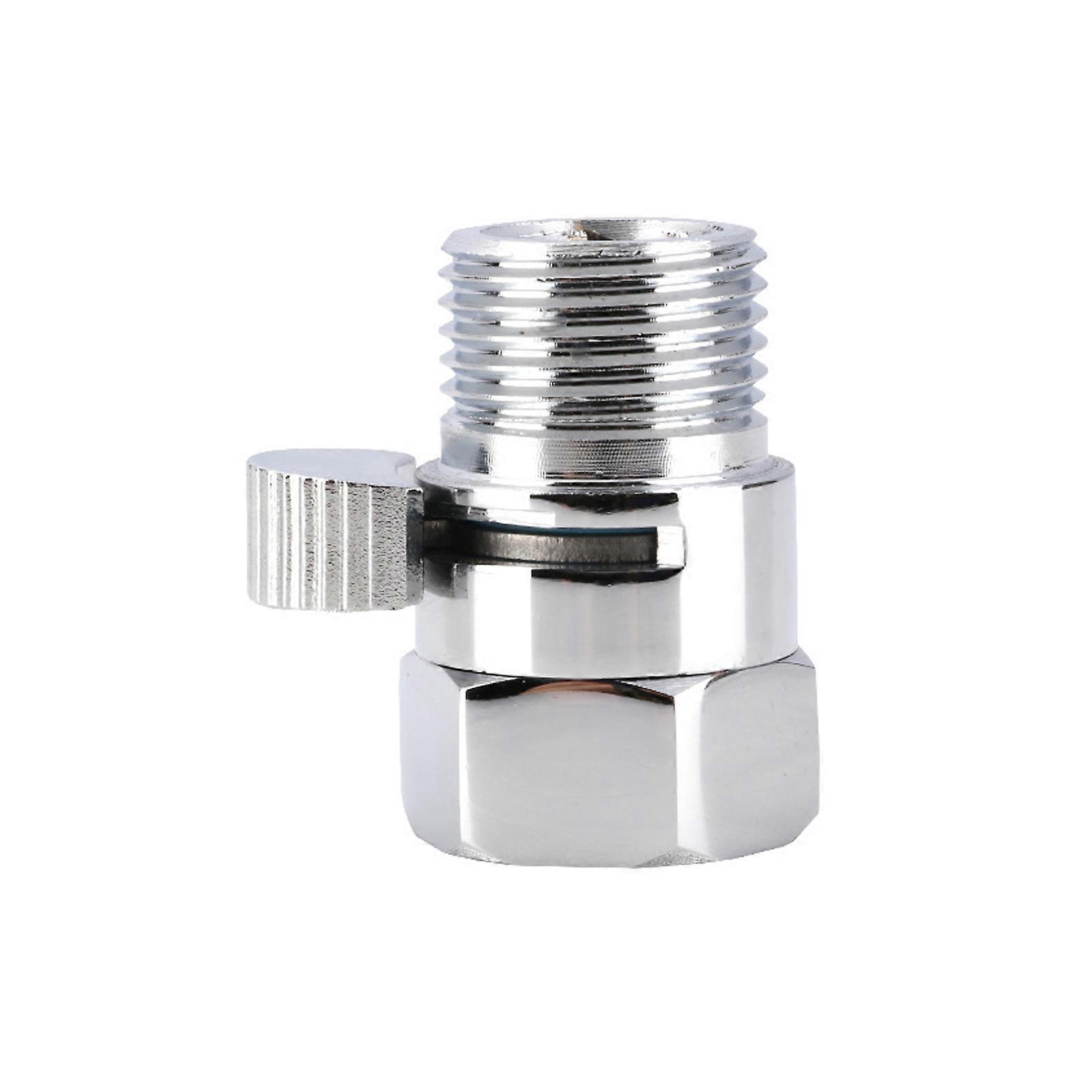 Brass Triangular Shutoff Valves Water Saving Flows Regulator for Precise Flows Adjustment In Kitchen Bathroom Garden Multicolor