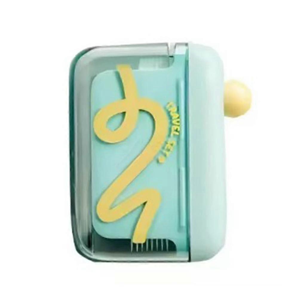 Refillable Portable Dental Floss Case Eco-Friendly Material Compact Design for On-The-Go Oral Hygiene