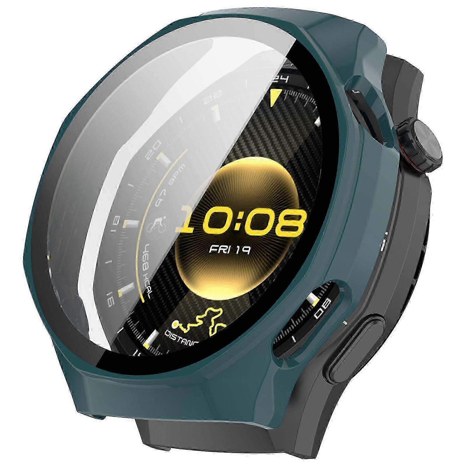 Protective Case for Huawei Watch GT 6 Pro 46mm with Tempered Glass Screen Protector