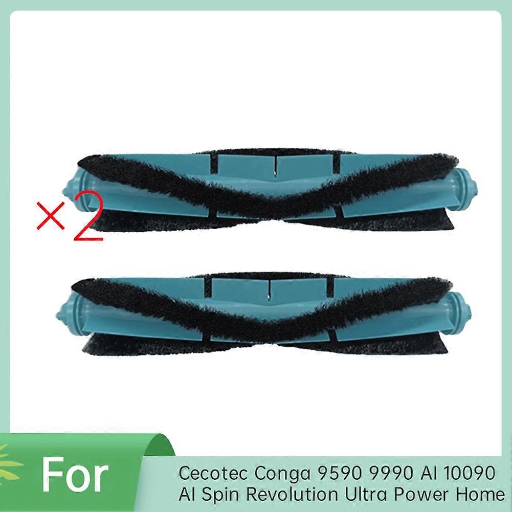 2 Pcs Main Brush for Cecotec Conga Home Sweeping Machine Accessories