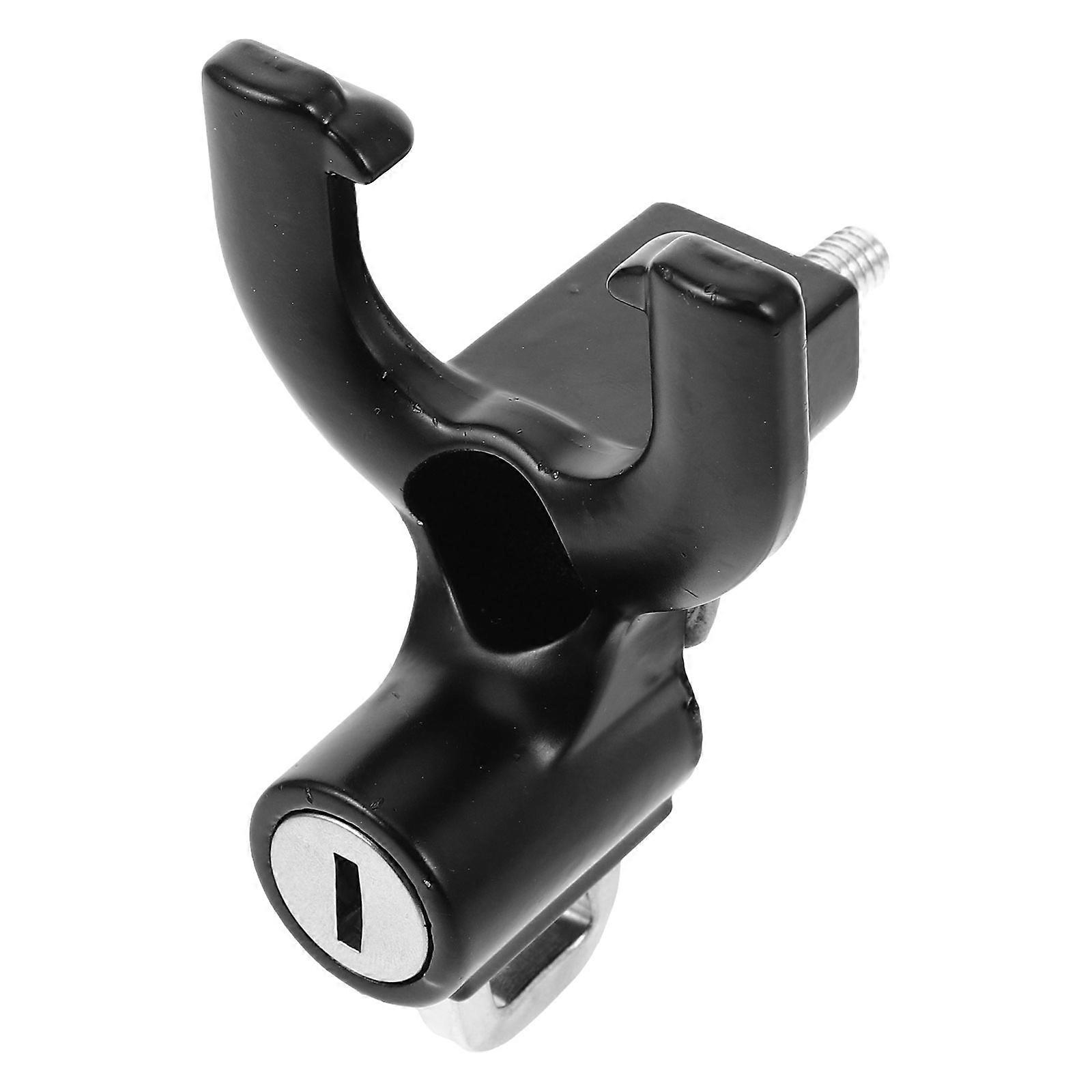 Robust Fixation Motorcycle Locks For Bikes And Atvs High Strength Materials Black 1Set