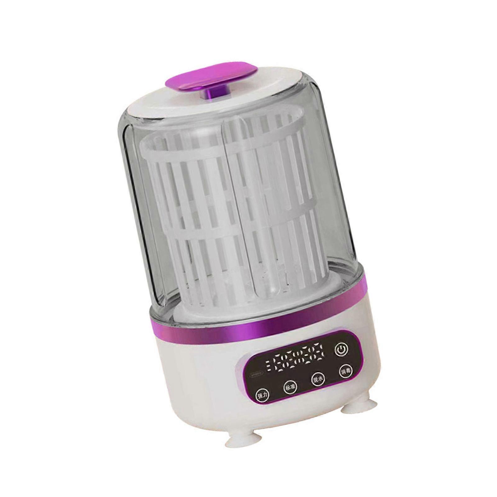 Practical Compact Washing Machine with Multiple Cycle Modes Quiet Operation Plastic Construction for Delicate Items  2