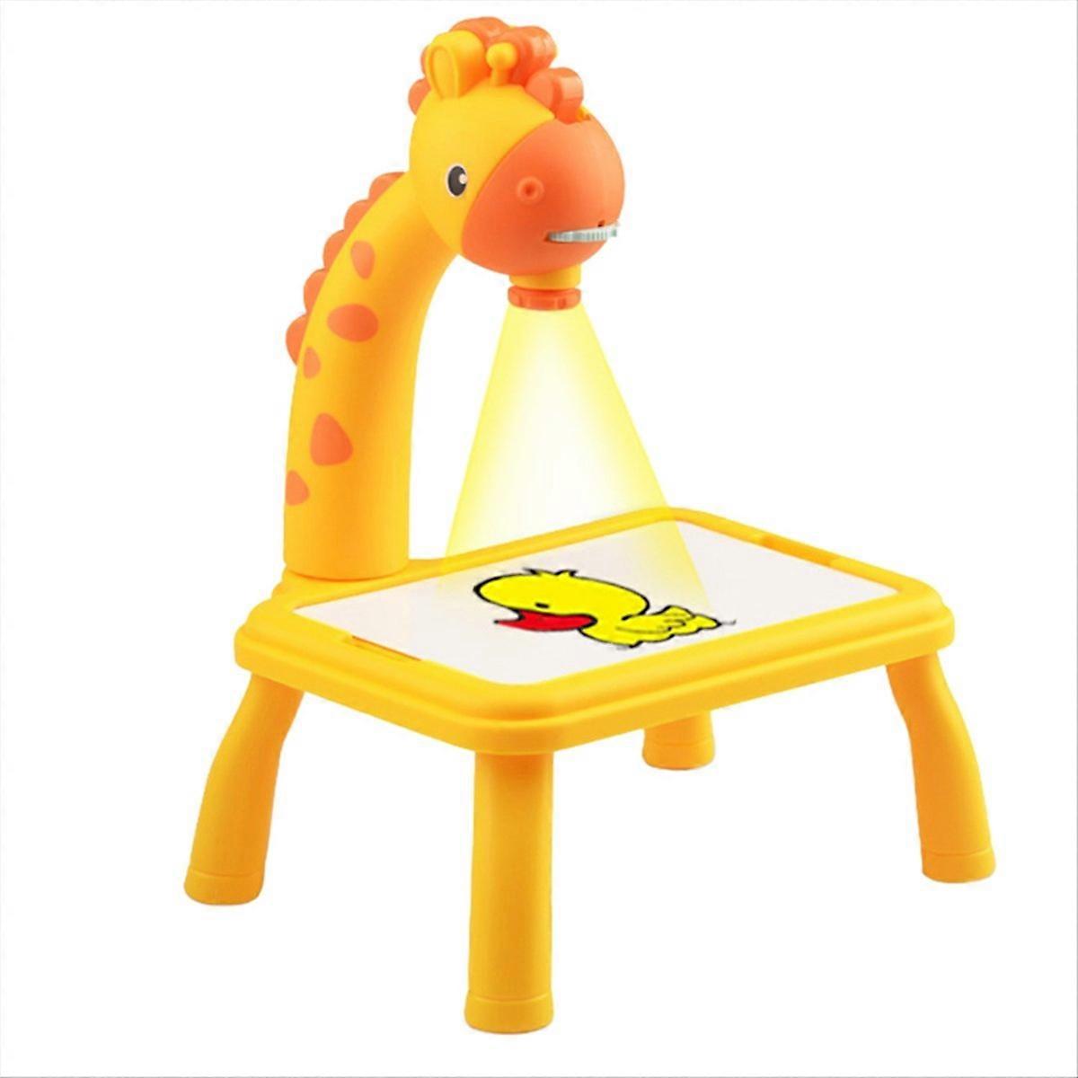 Electric Deer Projection Drawing Board for Learning Drawing Yellow