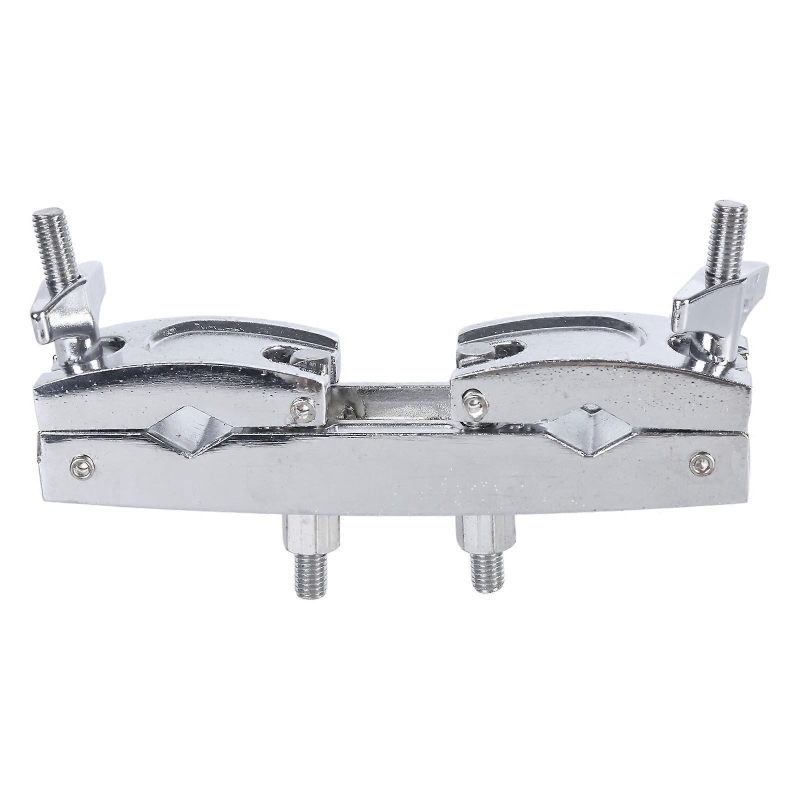 Drum Clamp Set Connecting Clamp Holder Bracket Rod, Percussions Drum Connecting Clip Bracket Rod Drum Stand Mount Holder Multicolor