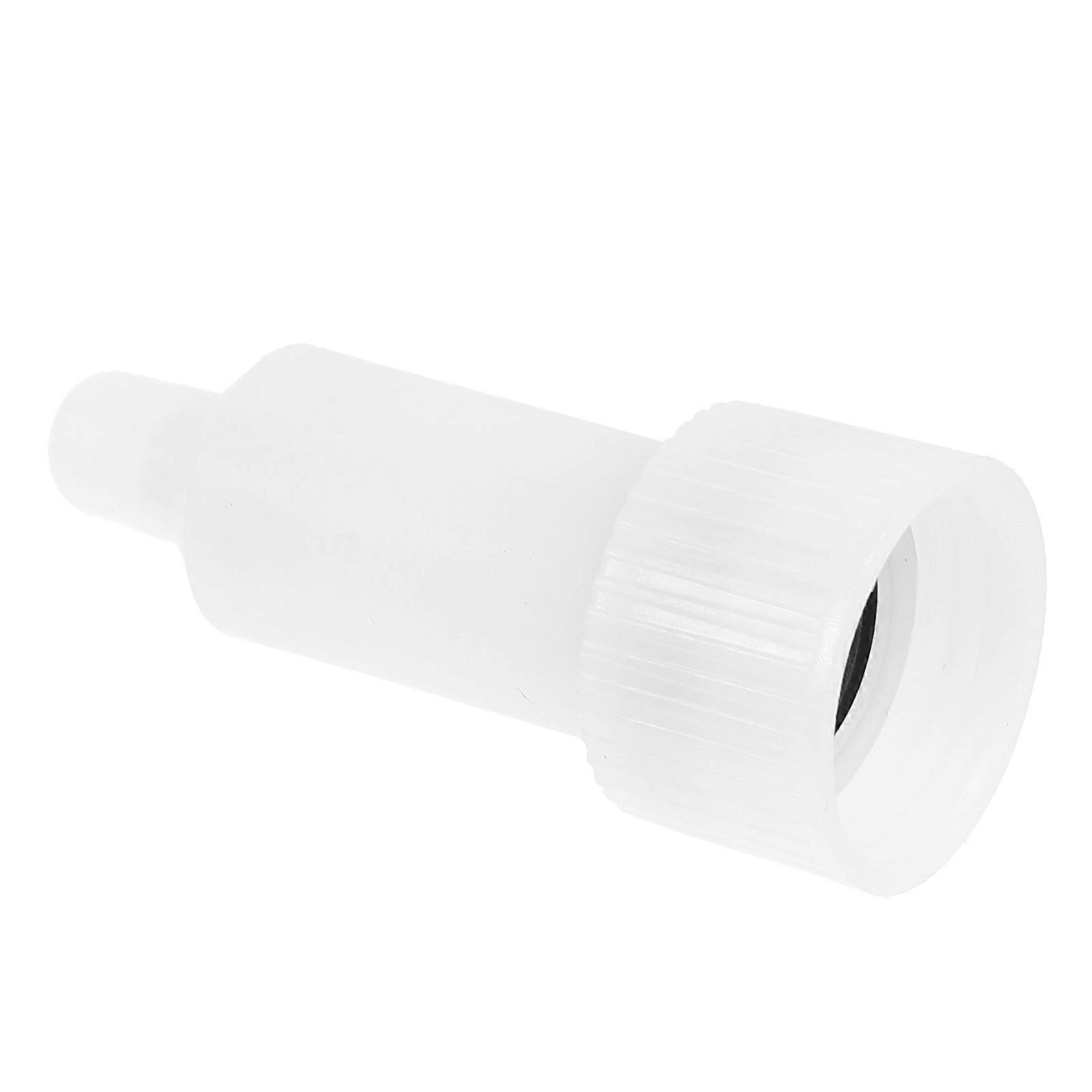 White Plastic Soap Dispenser Head for Shampoo Bottle with Construction and Easy Operation