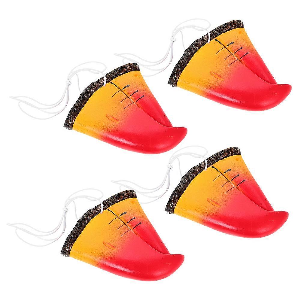 Simulation Parrot Nose Bird Beak Costume Prop for Party Use 4Pcs