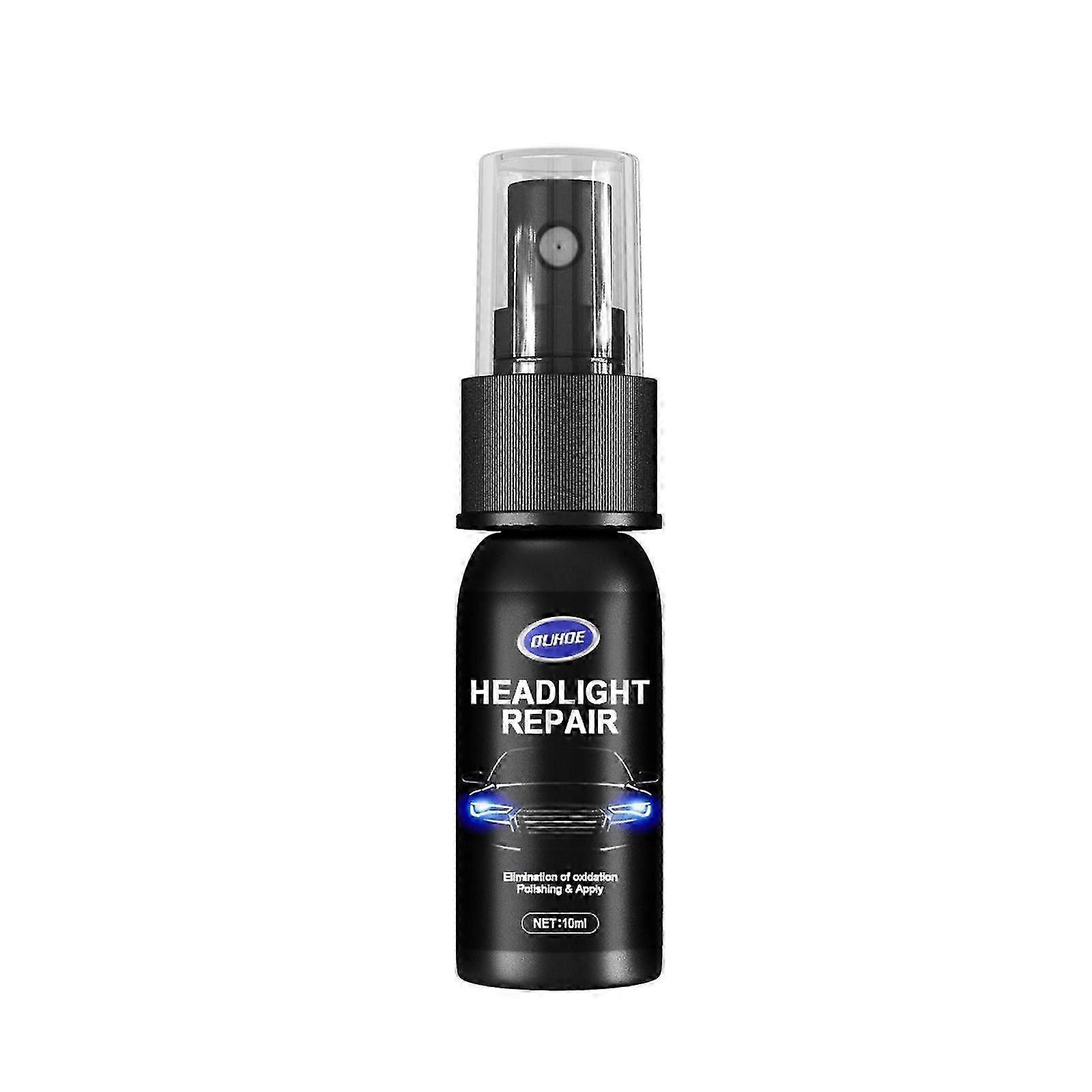 10ml Headlight Repair Spray - Scratch, Oxidation & Yellowing Remover for Clear, Safe Driving