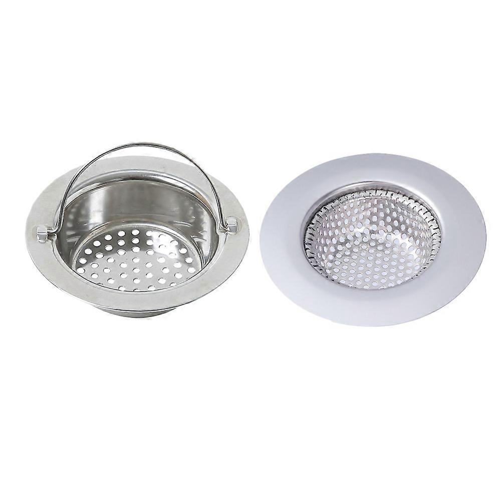Sink Drain Covers Durable Stainless Steel Filter Covers for Kitchen 4Pcs