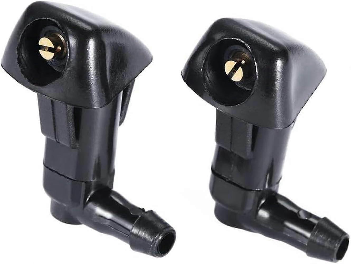 2pcs Front Windshield Washer Nozzles for Honda Element 20032011 Even Spray Distribution