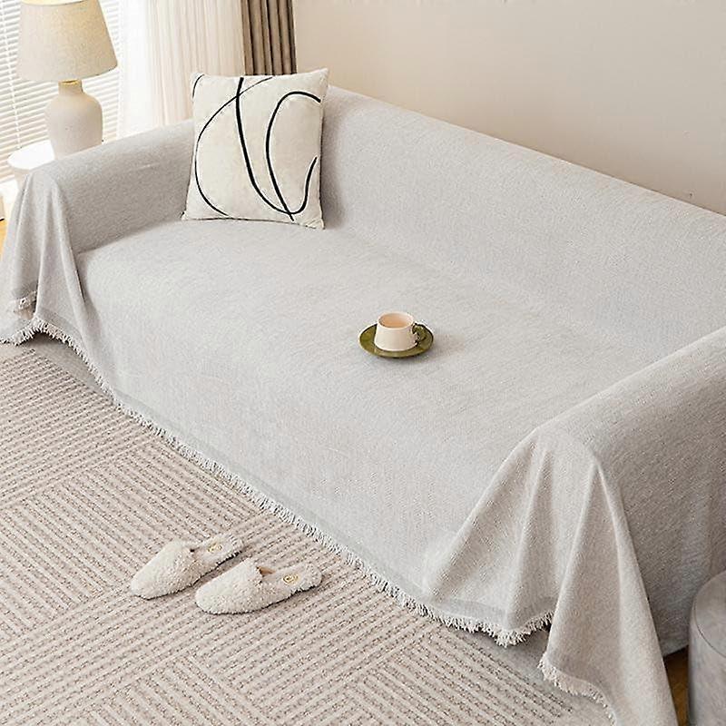 Waterproof Cat Scratch Resistant Sofa Cover for Large Sectional 1 2 3 4 Seater Decorative Corner Design 180x360cm