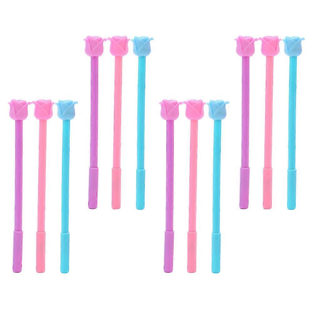 Gel Model Sign Pens for Writing Use 24Pcs Assorted Color Mixed Style