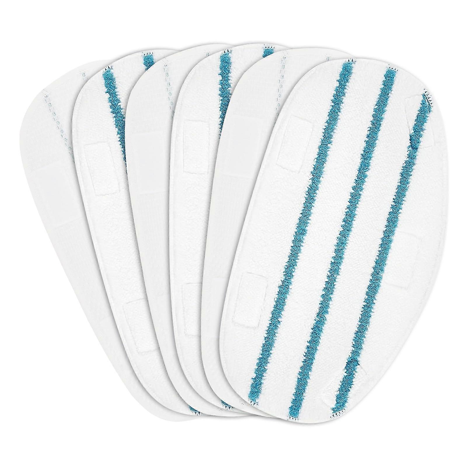 6 Pack Steam Mop Replacement Pads for PurSteam ThermaPro 10in1 Washable Microfiber