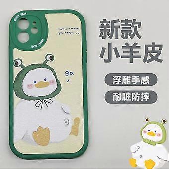 Case For Iphone 13 Mini Green - Frog Hat Duck Cartoon Snoopy All-inclusive No7635