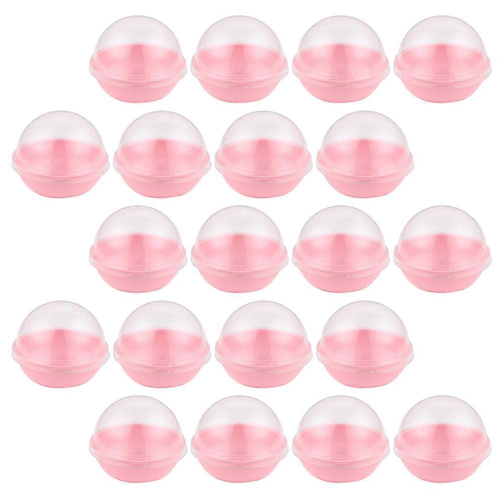 Mini Cake Box 50Pcs Pink Dome Shape Suitable For Home Use Dessert With Practical Packaging Feature