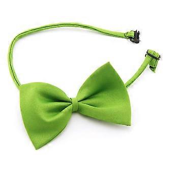 Pet Necktie Bow Tie Adjustable Bowknot Collar for Dog Puppy Cat Green