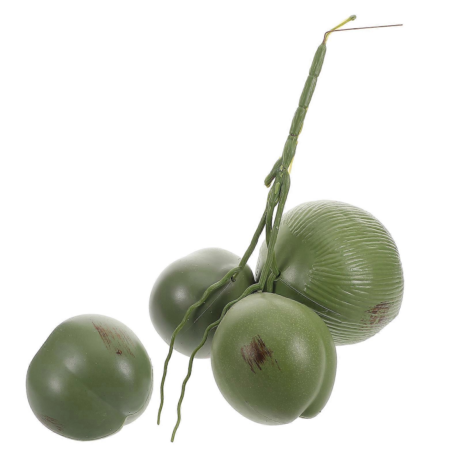 Simulation Fruit Stand Faux Coconut Model for Decor