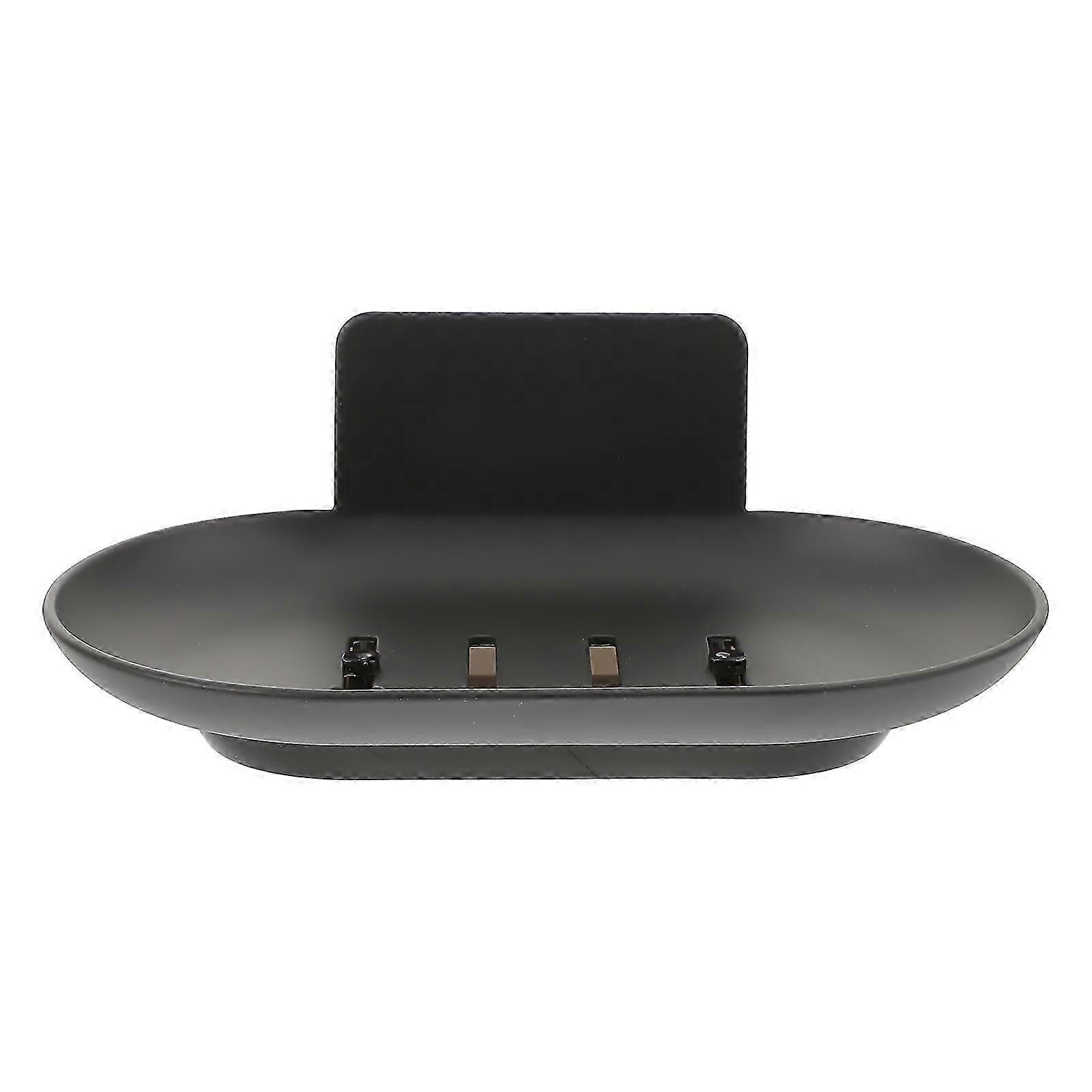 Bathroom Soap Holder Wall Mounted Modern Aluminum Rectangular Shape Home Use 1Pcs