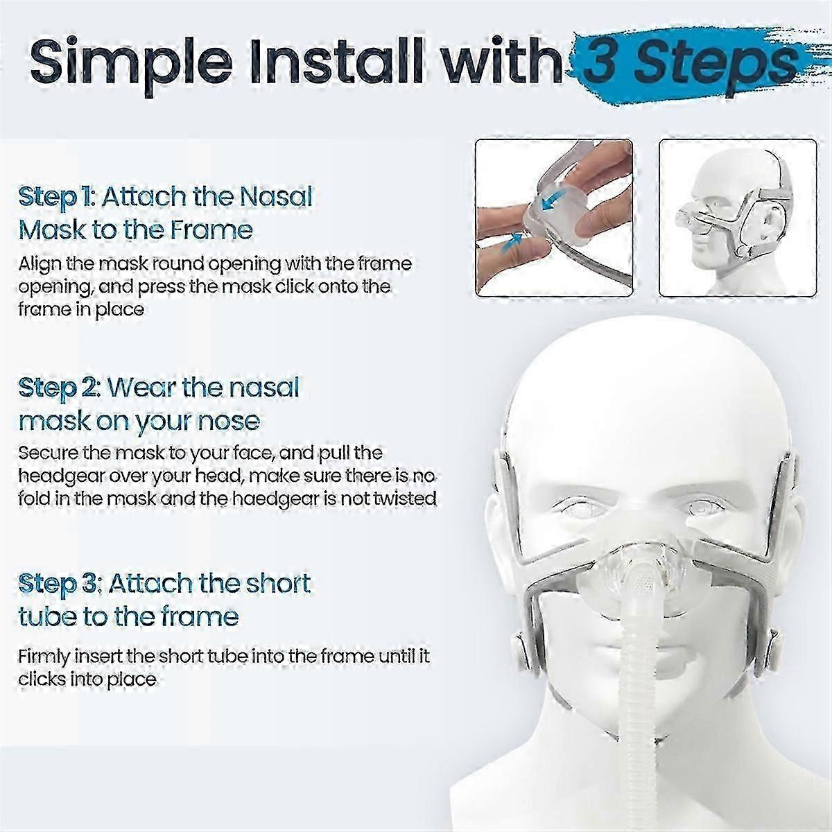 Replacement Nasal Silicone Cushion for N20 CPAP Mask (M)