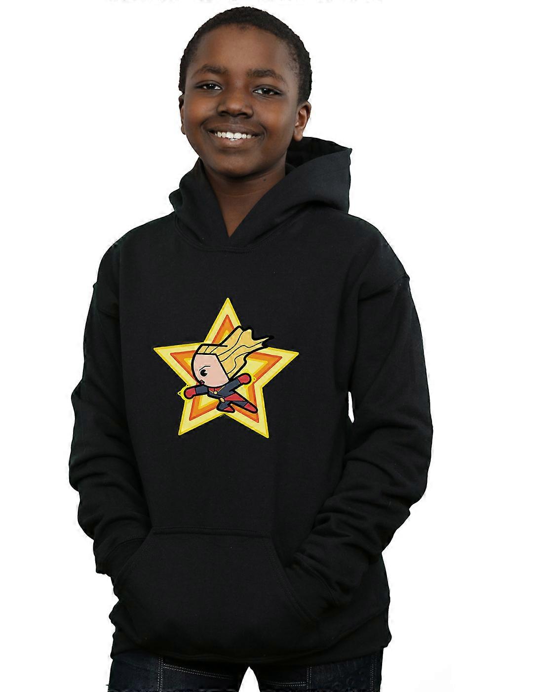 Marvel Boys Kawaii Captain Marvel Hoodie