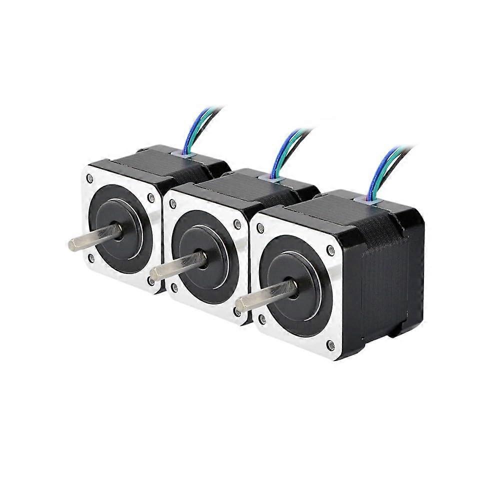 3PCS Nema 17 Stepper Motor 45Ncm 2A 4Lead  Torque for 3D Printer CNC with 1m Cable