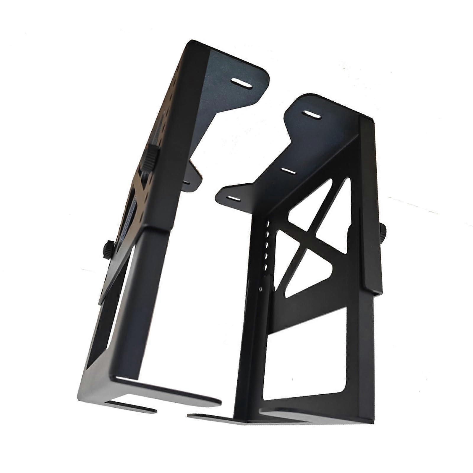 Under Desk PC Mount Adjustable Width CPU Holder Bracket SpaceSaving Stand for Desktop NAS Servers