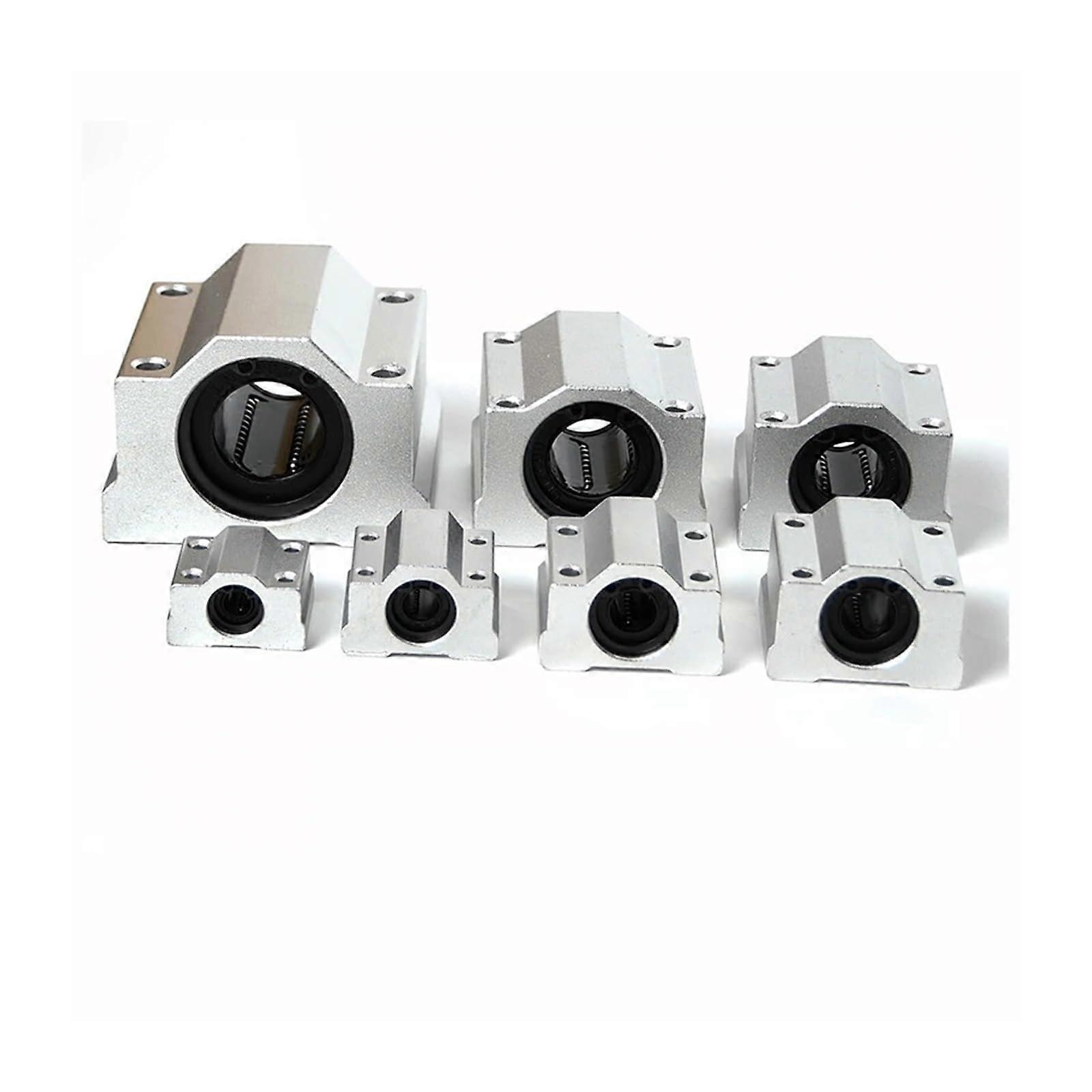 SCS6UU Linear Motion Bearing Block for Optical Axis Shaft Support, Smooth and Easy Installation