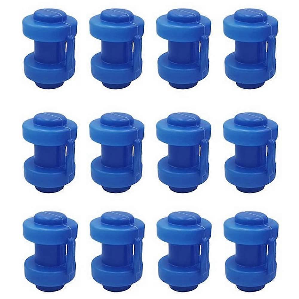 12 Pcs Trampoline Caps 25mm, Durable End Caps for Secure Safety Net Pole Attachment