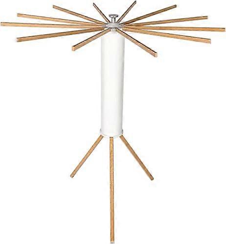 Clothes Drying Rack Foldable Tripod Design for Indoor Outdoor Use, Wood 120cm Space Saving