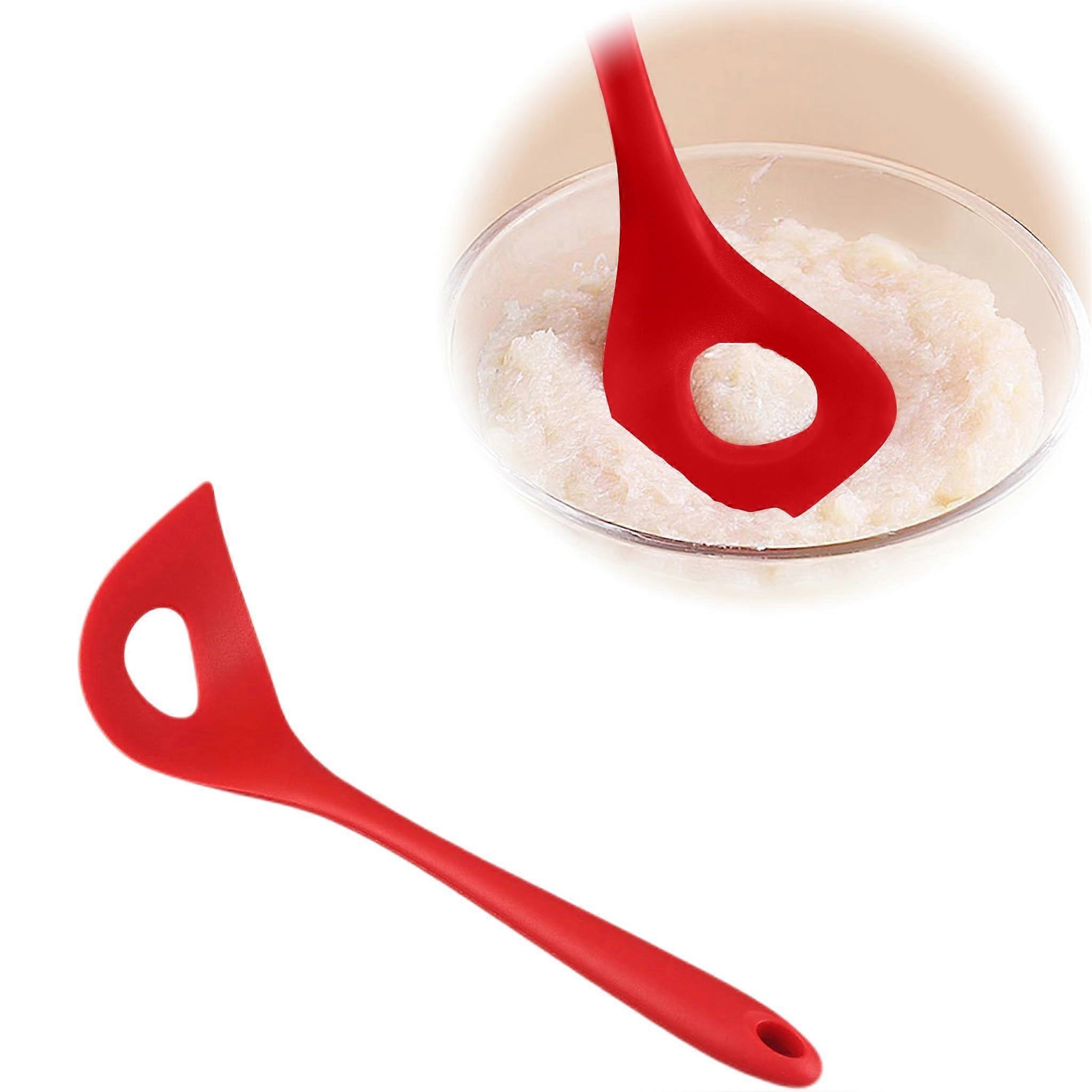 Silicone Meatball Maker with Handle, NonStick Surface,  Shape Tool for Kitchen, Red