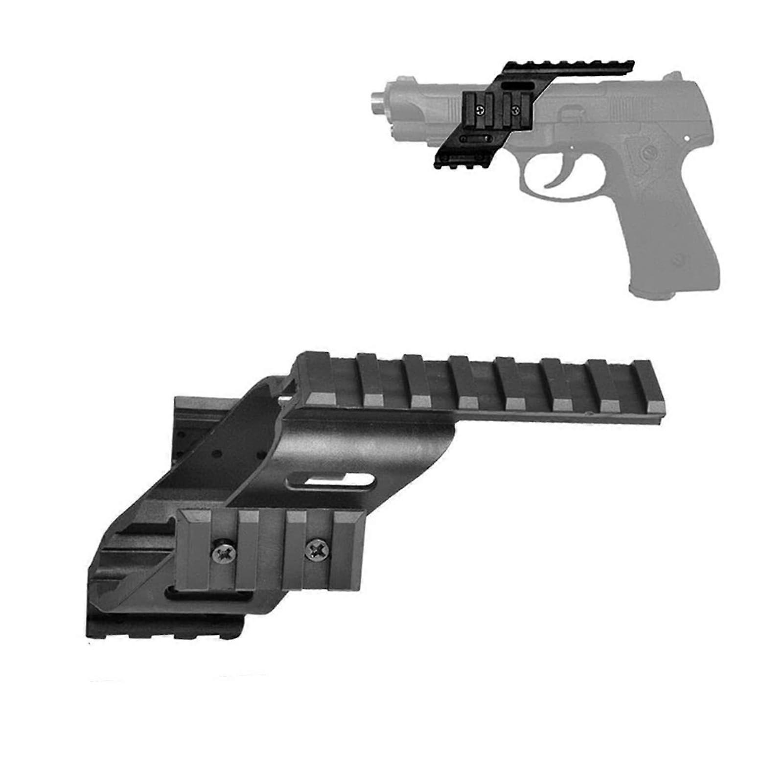 Pistol Scope Mount Lightweight Polymer with MultiSlot Tactical Picatinny 7/8' Weaver Rail